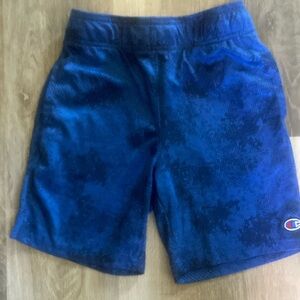 Champion Blue Athletic Shorts with Elastic Waistband
